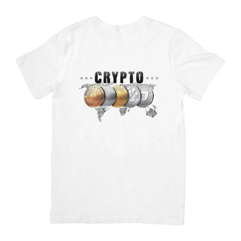 Camisa Cryptocurrency Crypto