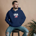 Blusa Moletom Estados Unidos da América USA Com Capuz