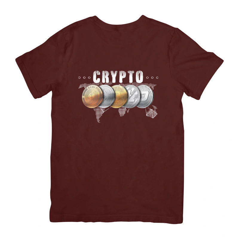 Camisa Cryptocurrency Crypto