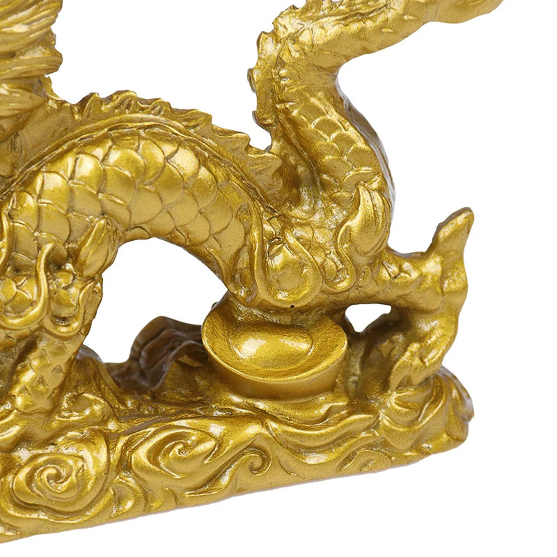 dragão dourado decorativo