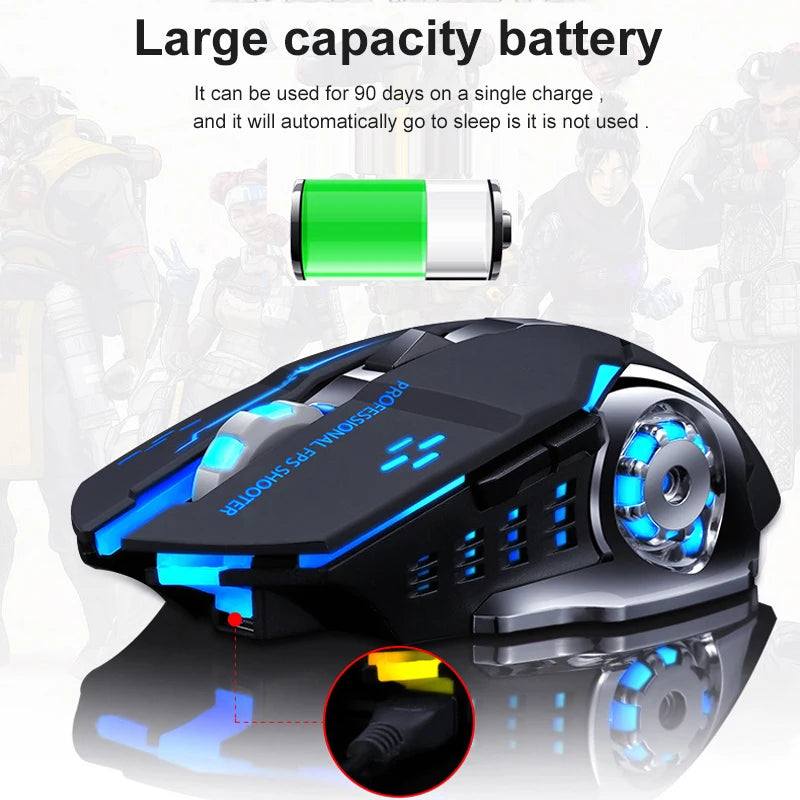 mouse gamer bluetooth profissional