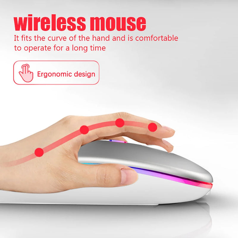 mouse sem fio modelo profissional slim