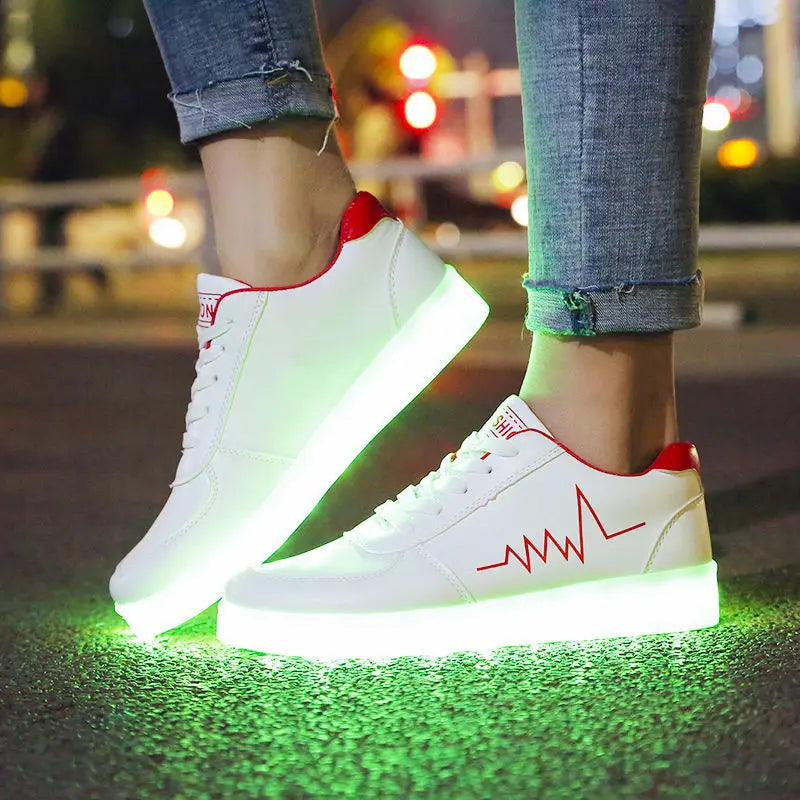 tenis feminino com fita led